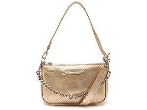 Bolsa Pequena Bright Snake Schutz Dourado