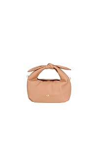 Bolsa Hobo Média Couro Com Nó Luiza  Barcelos Nude