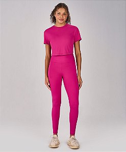 Legging Com Bolsos E Estampa Alto Giro
