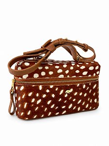 Bolsa Pequena Tiracolo Bambi Natural Viena Luiza  Barcelos Camel