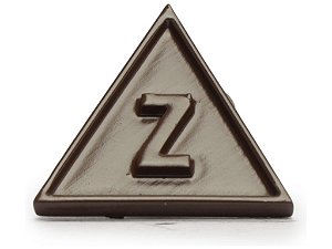 Pingente Metal Letra Z Schutz Marrom