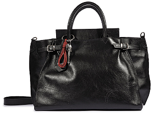 Bolsa Tote  Grande Heaven Couro Schutz Preto