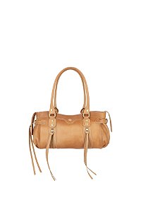 Bolsa Grande Baguete Em Couro Luiza Barcelos Nude
