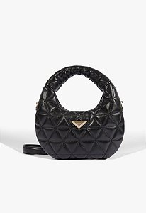 Bolsa Hobo Média 944 Couro Preto Schutz