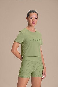 Camiseta Cropped LIVE Comfort