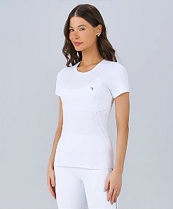 T-Shirt Com Tule E Refletivos Alto Giro
