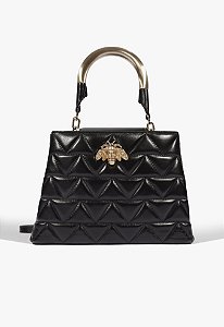 Bolsa Tote New Believe Grande Couro Preta Schutz