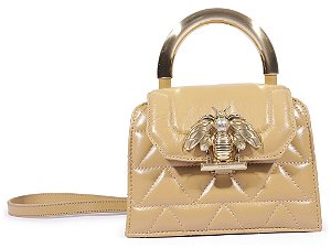 Bolsa Tiracolo New Believe Pequena Couro Nude Schutz