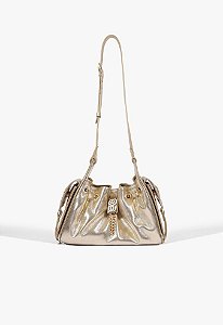 Bolsa Mini Lilibet Couro Dourada Schutz