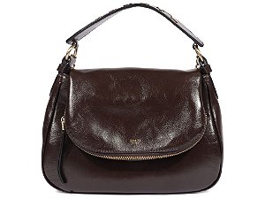 Bolsa Média Satchel Napa Luminato Em Couro Marsala Schutz