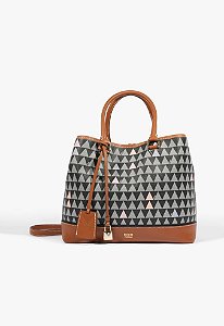 Bolsa Tote Triangle Grande Preto Schutz