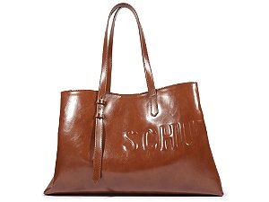 Bolsa Grande Shopping Napa Madri Tecno Marrom Schutz