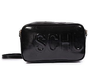 Bolsa Pequena Tiracolo Napa Madri Tecno Preto Schutz