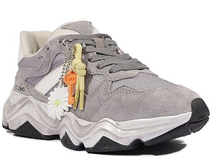 Tênis ST 2940 Bico Redondo Cinza Schutz