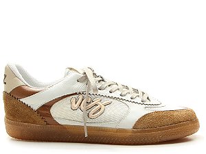 Tênis Feminino Multimaterial Off White Vicenza