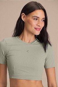 Camiseta Cropped Softgreen Live!