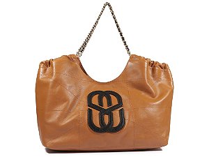 Bolsa Grande Shopping Napa Soft Seda Marrom Schutz