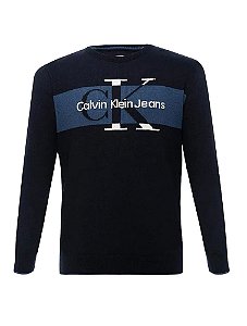 Tricot Masc Ckjr Faixa Peito Calvin Klein Jeans
