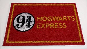 Tapete Capacho Limpe Sim Personalizado Casa Decorativo 60x40 Harry Potter Hogwarts Express 9 3/4