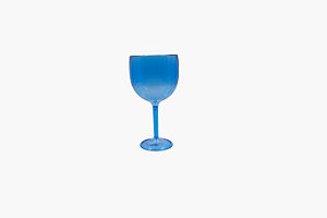 Taça de Gyn acrílico translucido azul 580ml