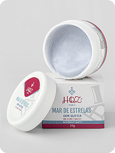 gel hard com glitter HQZ Nails 25g - control ou autonivelante