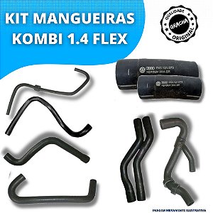KIT MANGUEIRAS SIST. DE ARREFECIMENTO KOMBI 1.4