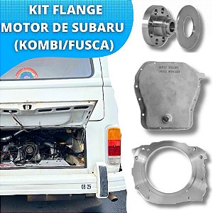 KIT FLANGE PARA ADAPTAR MOTOR DE SUBARU NA KOMBI/FUSCA