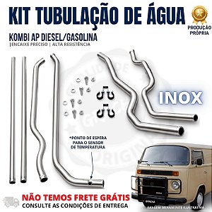KIT TUBULAÇÃO INOX PARA KOMBI AP DIESEL/GASOLINA