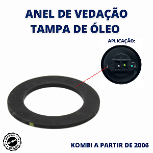ANEL DE VEDAÇÃO DA TAMPA DE ÓLEO - KOMBI A PARTIR DE 2006