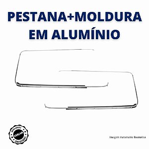 PESTANAS+MOLDURA EM ALUMÍNIO - KOMBI 1976-2014