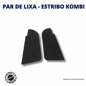 PAR DE LIXA P/ ASSOALHO DIANTEIRO - KOMBI 1976 EM DIANTE