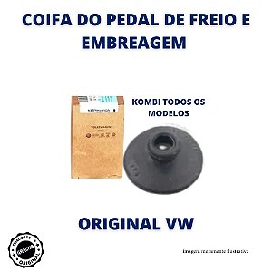 COIFA DO PEDAL DE EMBREAGEM E FREIO - KOMBI TODOS OS MODELOS
