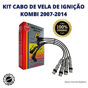 KIT CABOS DE VELA DE IGNIÇÃO KOMBI 2007-2014
