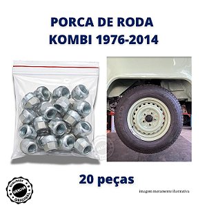 PORCA DE RODA KOMBI- 1976 A 2014 20 PEÇAS