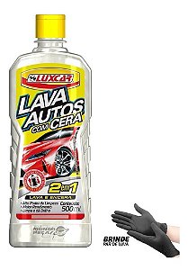 Lava Autos Com Cera Shampoo Automotivo Luxcar 500 Ml