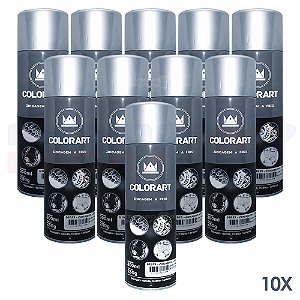 Tinta Spray Zincagem A Frio Colorart 300ml - 10 unidades