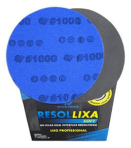 Lixa Polimento De Vidro Resollixa Soft Resolvidro 6  #1000