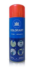 Tinta Spray Vermelho Metálico Colorart 300ml