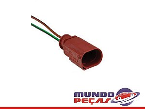 Chicote Aux. Compressor do Ar Condicionado Fox/vw - 2 Vias - Macho