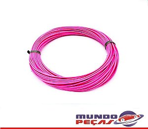 Fio Cabinho Flexível Cobre 1,00mm Rosa TC Cabos