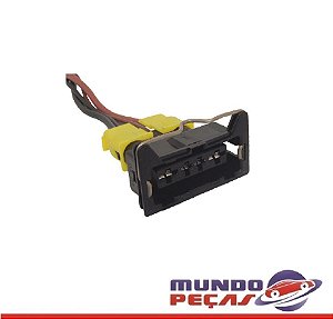 Chicote do Conector Externo da Bomba de Comb. Gol Mi Golf Passat Importado Flange da Bomba de Combustivel Inferior Fiesta Ka Gas e Superior Santana 94/...etanol Celta Corsa 00/... Gol G2 Parati G3 Gol 96/... Kombi 96/... Escort - 4 Vias - Fêmea - Uni