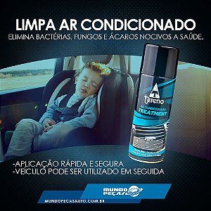 Tirreno 3 Em 1 Limpa Ar Condicionado Automotivo Higienização