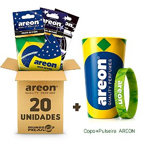 Aromatizante Automotivo Areon 20 UNIDADES