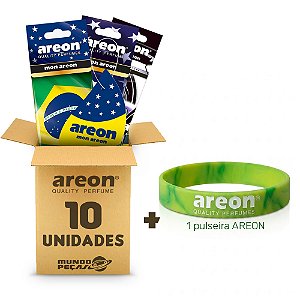Aromatizante Automotivo Areon 10 UNIDADES