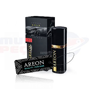 Perfume Automotivo Areon Gold 50ml + Difusor de Papel