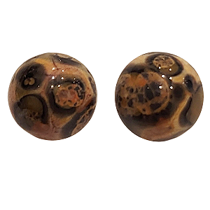 Brinco de jaspe em prata 925