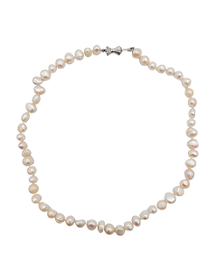 Colar Curto de Pérolas com Fecho de Laço