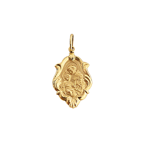 Pingente de ouro amarelo 18k modelo São José