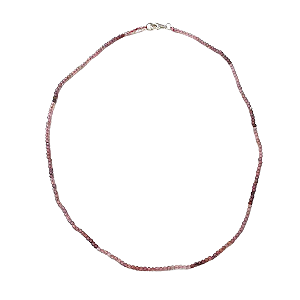 Colar 47cm de pedra natural espinélio