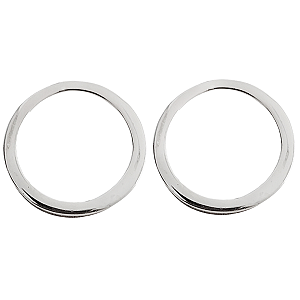 Brinco de prata 925 modelo circulo vazado